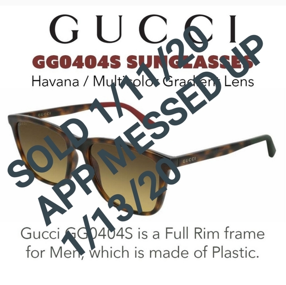 Gucci Other - Gucci Sunglasses Havana/Multicolor Gradient Lens